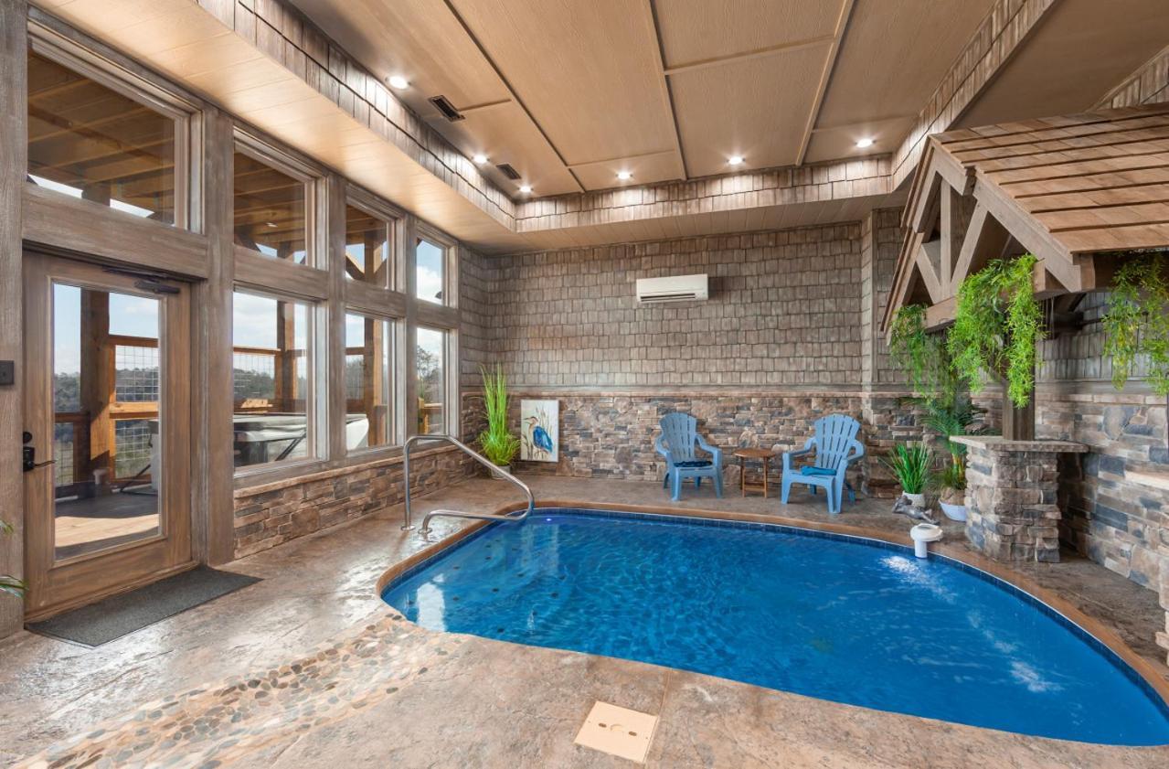 Splash Mountain Pool Hot Tub Theater Game Room Sevierville Buitenkant foto
